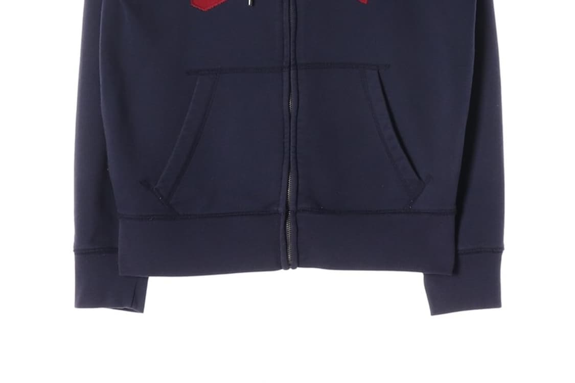 GAP 네이비 레드 빅로고 후드 집업 S 상품이미지5