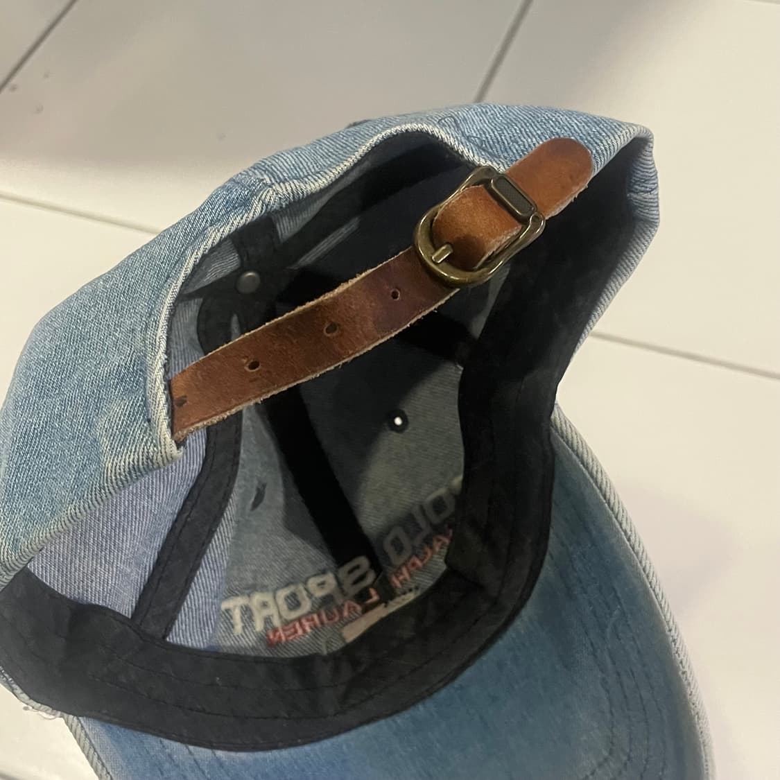 폴로스포츠 빈티지 데님 볼캡  상품이미지3