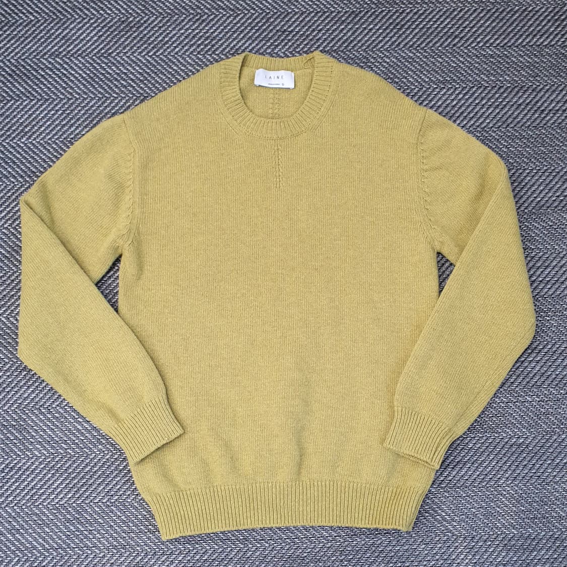 레인 램스울 니트 스웨터 남자105 상품이미지1