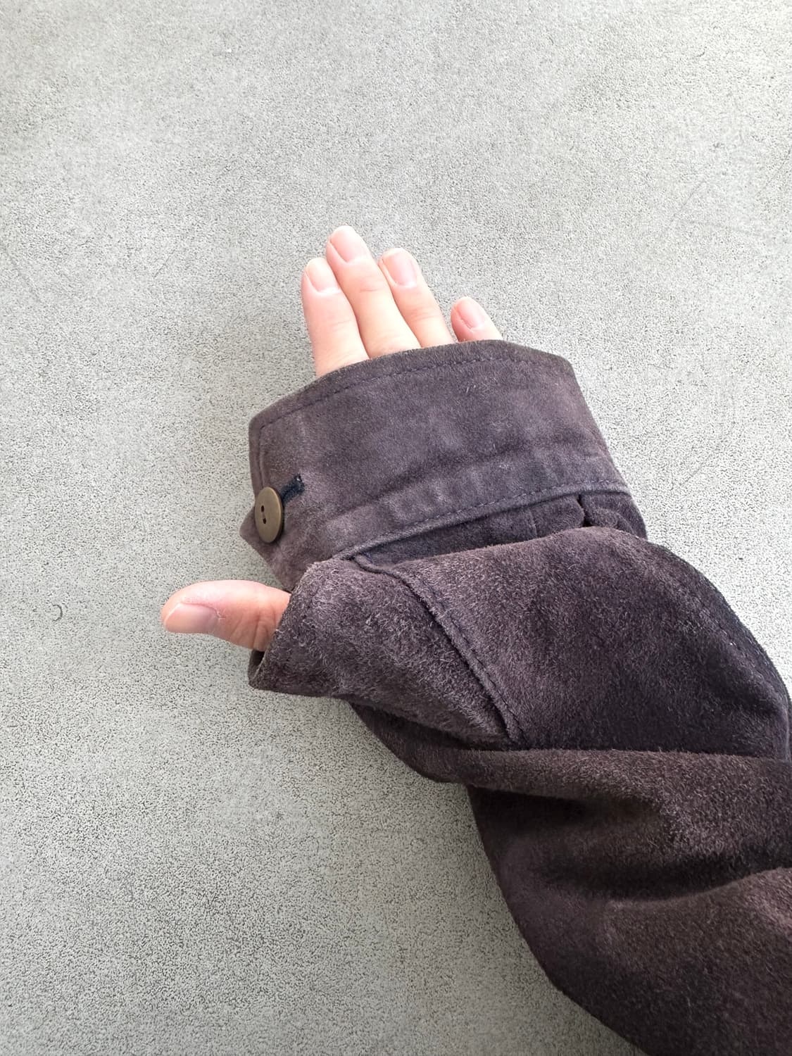 뷰티비스트 퍼플 스웨이드 닌자 후드 자켓 상품이미지7