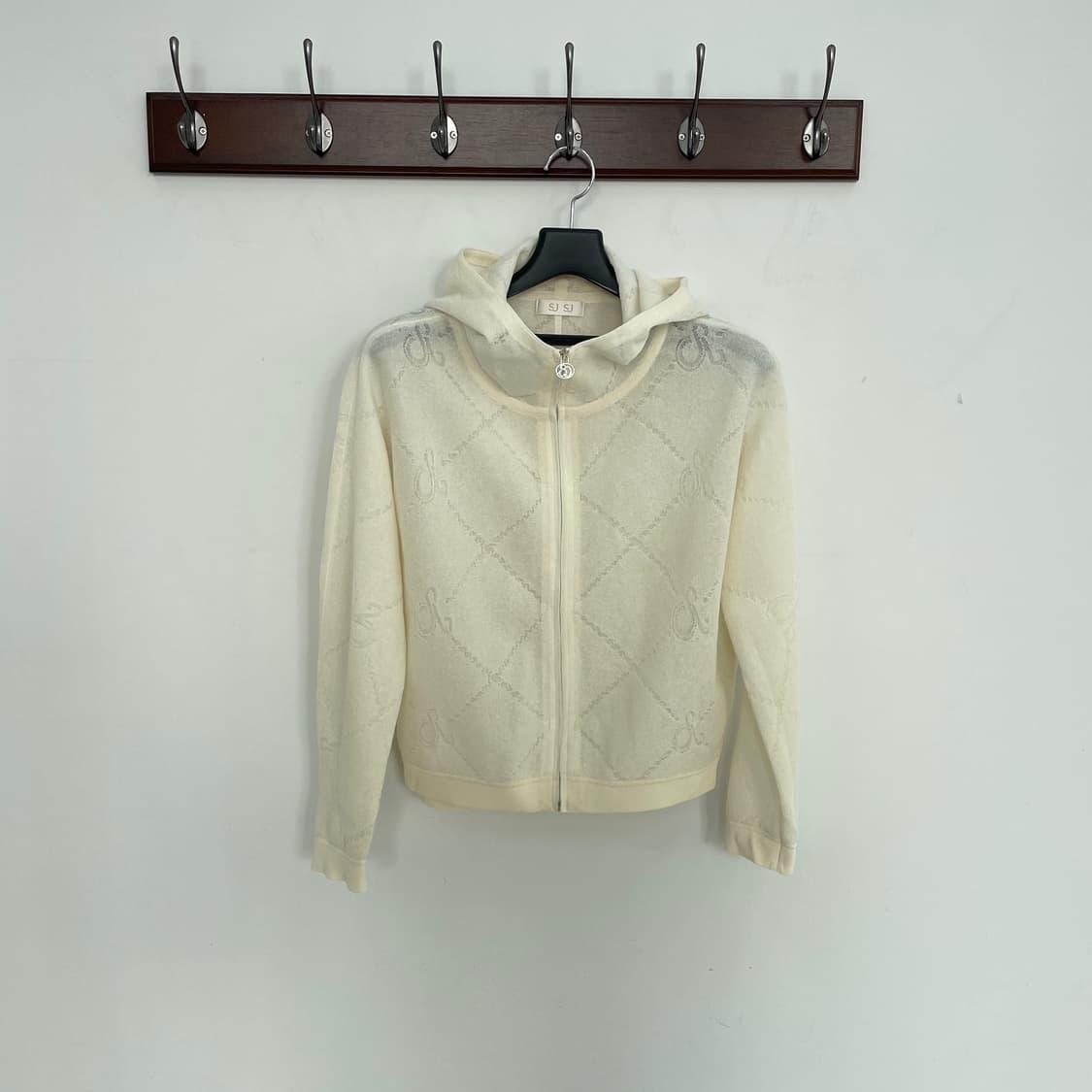 23 SJSJ 패턴 후드 집업 상품이미지2