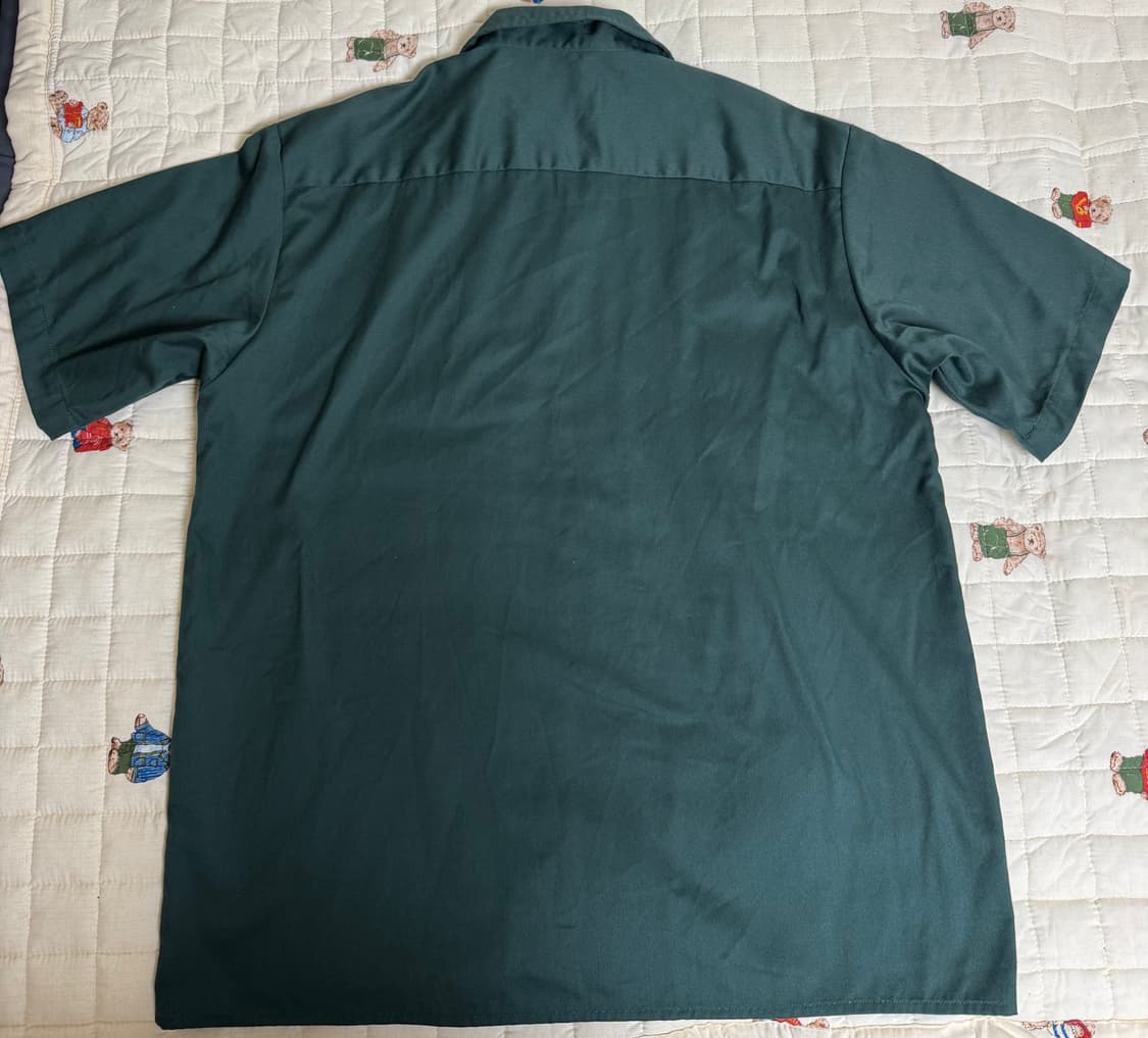 [M] 와코마리아x디키즈 셔츠 그린 상품이미지2