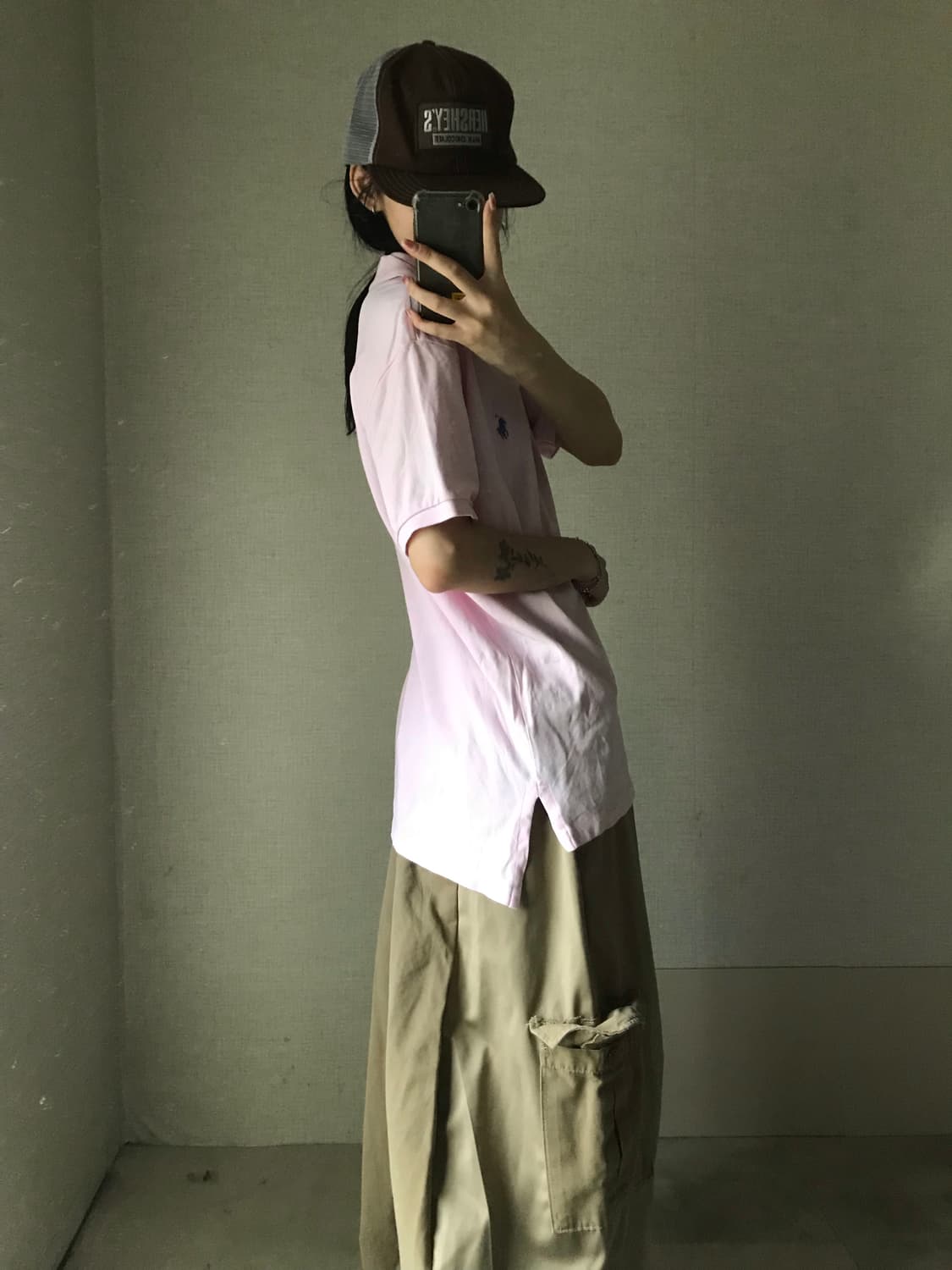 폴로 연핑크 반팔pk 상품이미지5