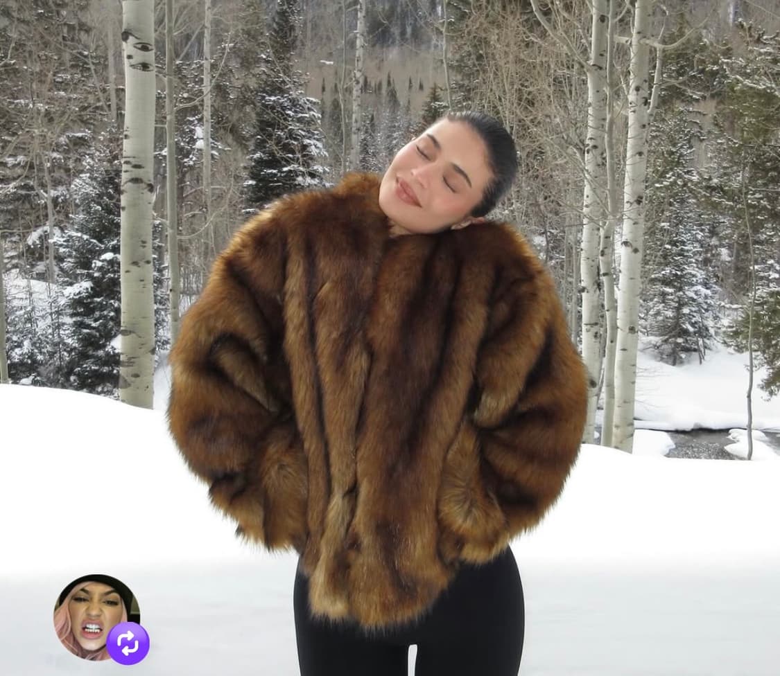 KHY 카일리제너 faux fur jacket XS 상품이미지1