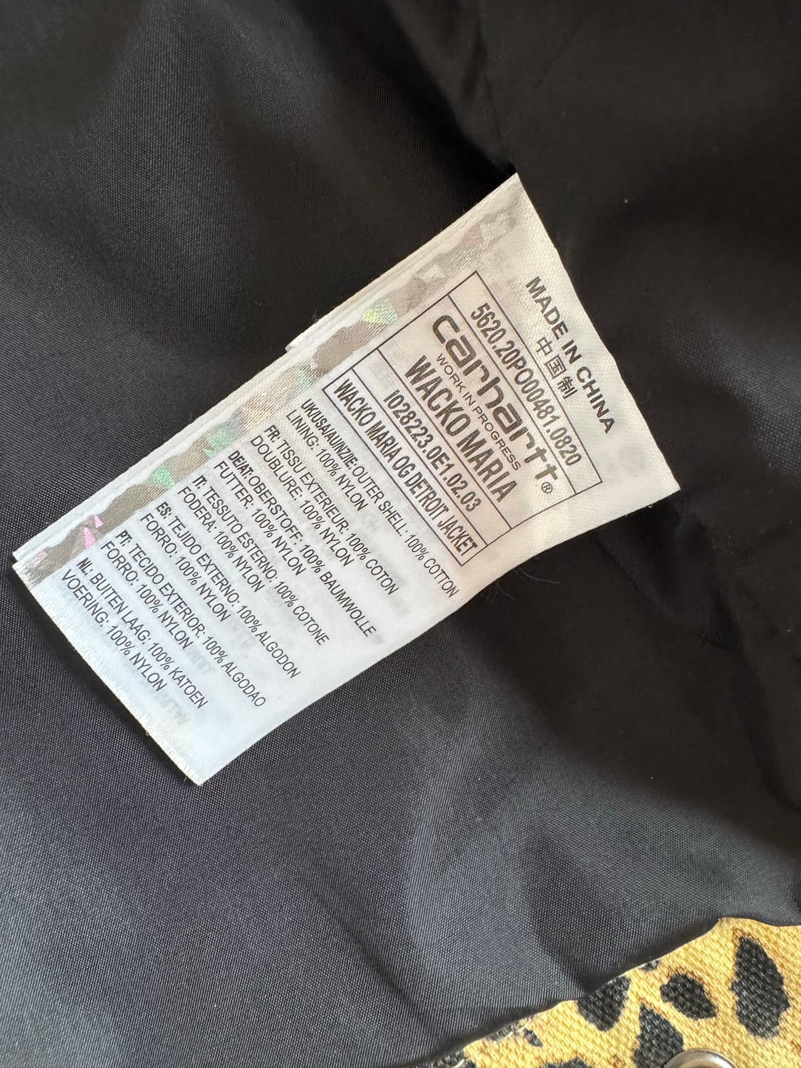 칼하트X와코마리아 L사이즈 상품이미지5