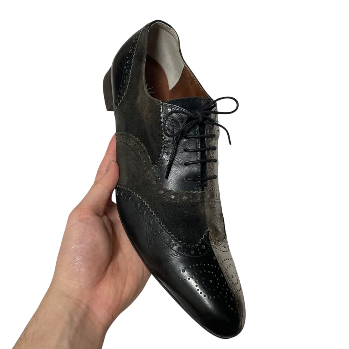 미하라 야스히로 투톤 윙팁 슈즈 상품이미지6