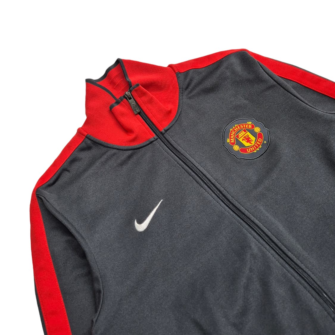 L)나이키 맨체스터 유나이티드 트랙탑 져지 자켓 회/빨 상품이미지2
