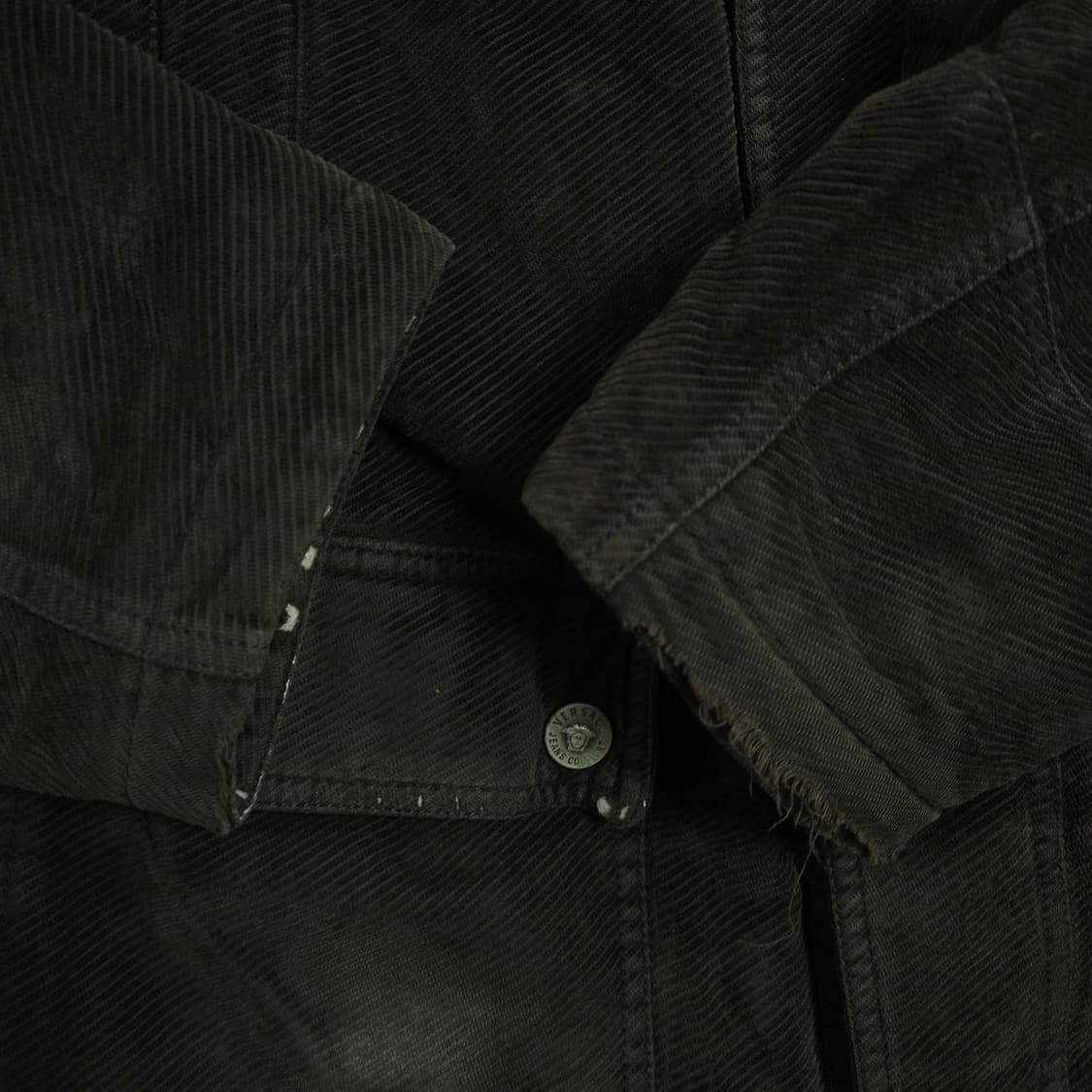 베르사체진스꾸뛰르 코듀로이 하프 코트 상품이미지10