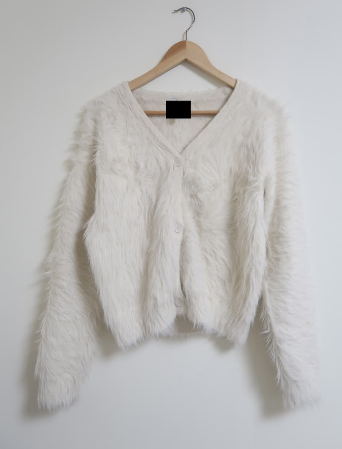 아워캐비넷 sense angora cardigan ivory 상품이미지2