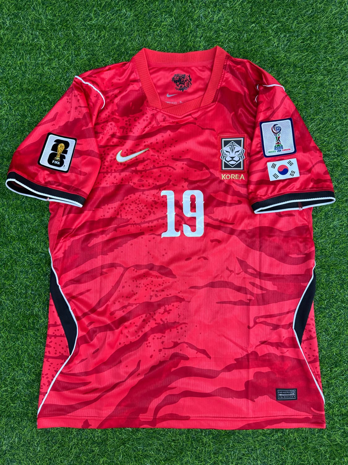 2026월드컵 한국국대 축구유니폼 홈 손흥민 이강인 이재성 국가대표반팔티 상품이미지1