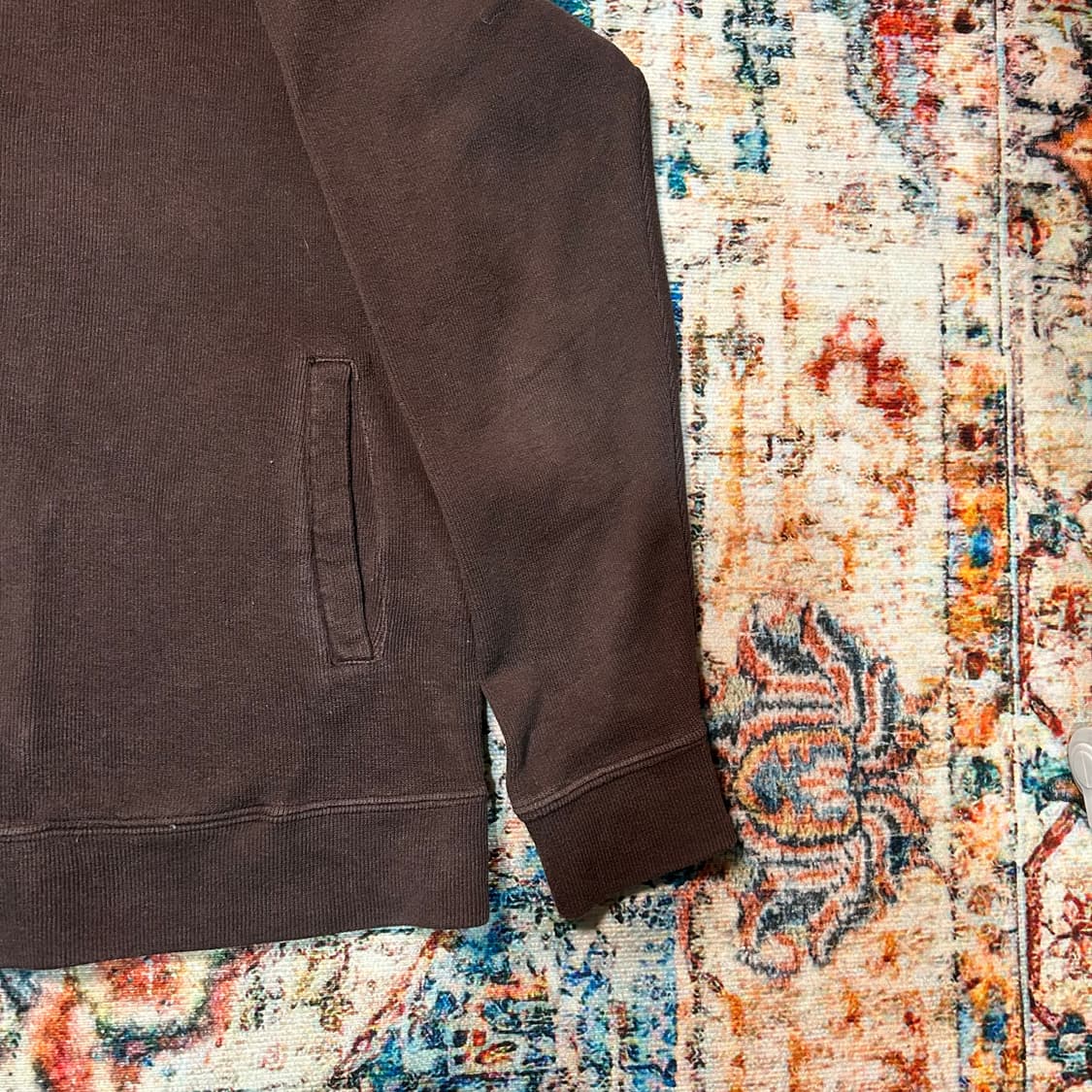 [L] CAMP7 캠프세븐 브라운 코튼 집업 상품이미지3