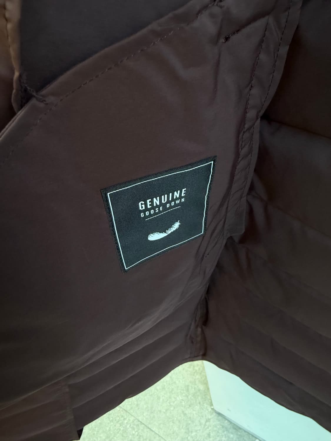 105/ 시스템옴므 구스다운 롱 패딩코트 자켓 상품이미지6