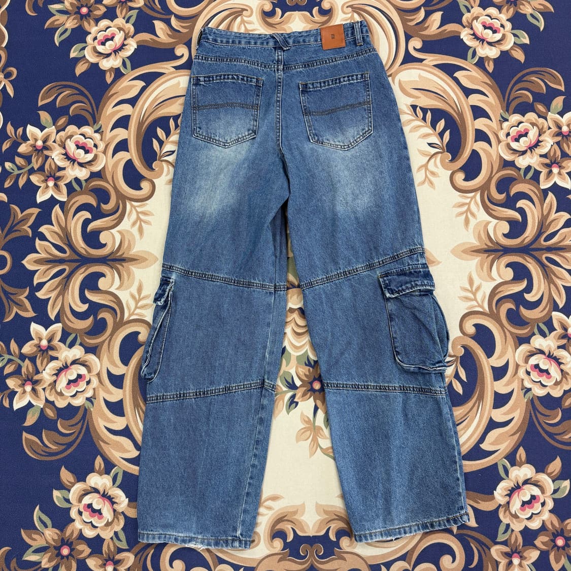 (1)디미트리 블랙 Dimitri black 카고 워싱 데님팬츠 상품이미지4