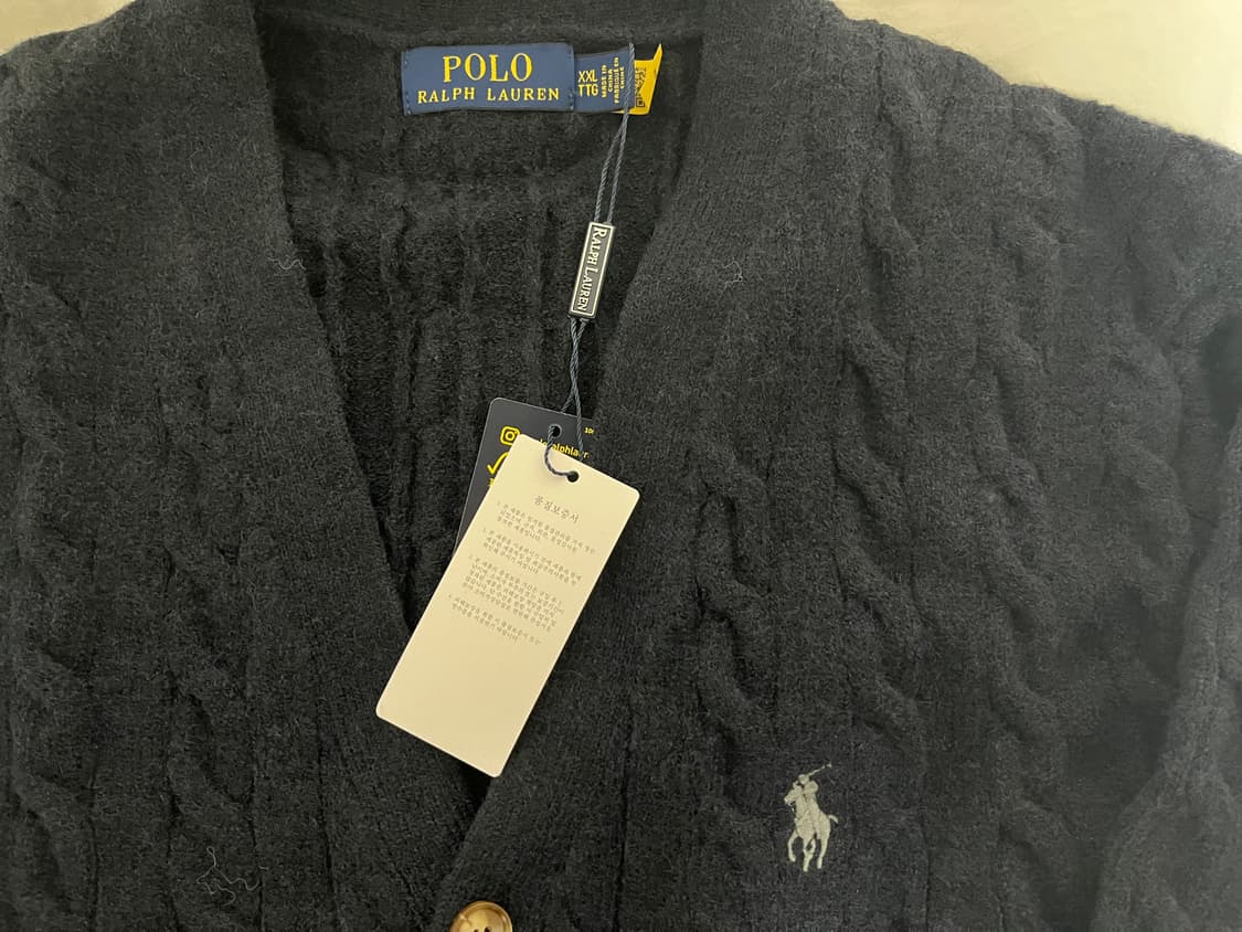 폴로 케이블 니트 울 캐시미어 스웨터 상품이미지2