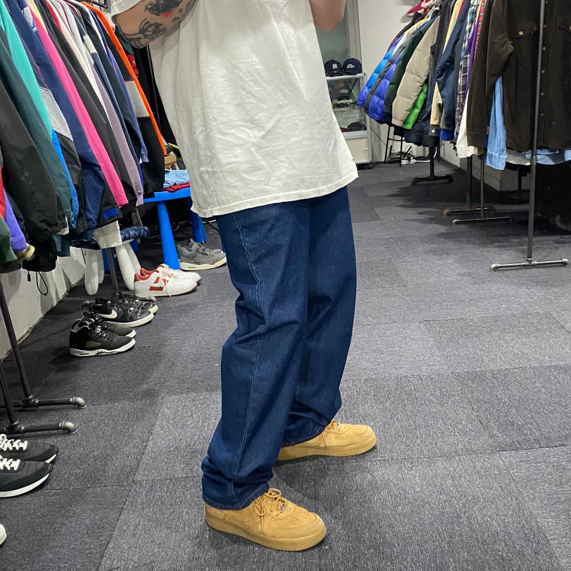 에비수 새상품 자수팬츠 상품이미지8