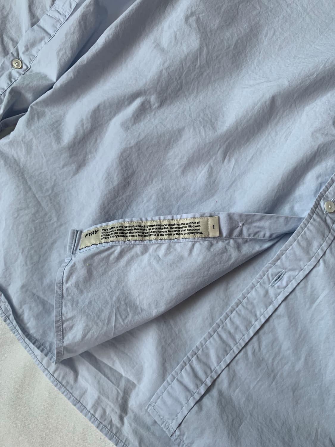 Pottery cotton typewriter comfort shirt 상품이미지5
