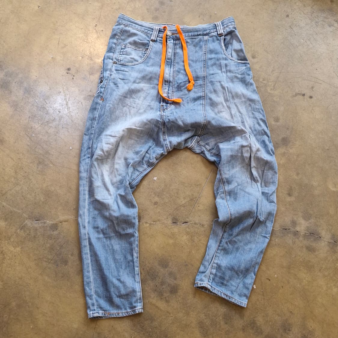 일본구입 청 배기팬츠 ~34인치 상품이미지1