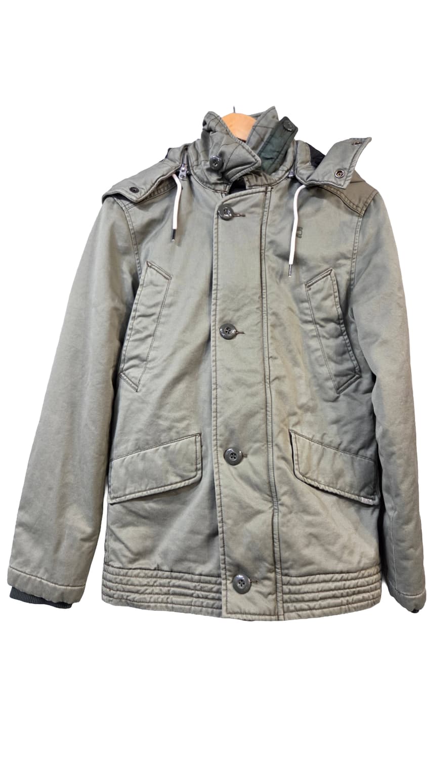 G-STAR카키색 후드 패딩 점퍼(XXS)남여공용/택없음 상품이미지1