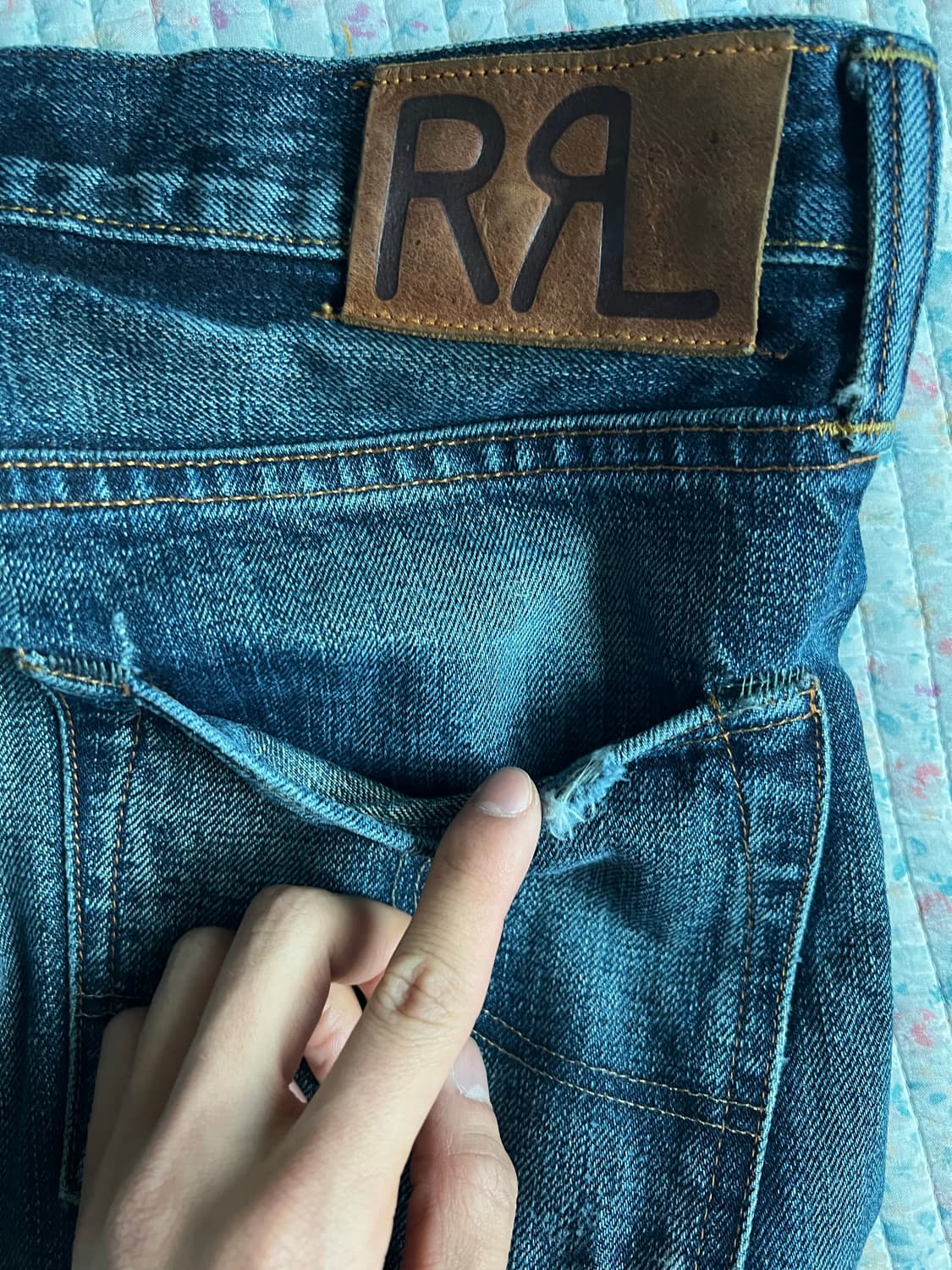 RRL 더블알엘 빈티지파이브포켓 기빈스 데님 청바지 28x30 상품이미지6