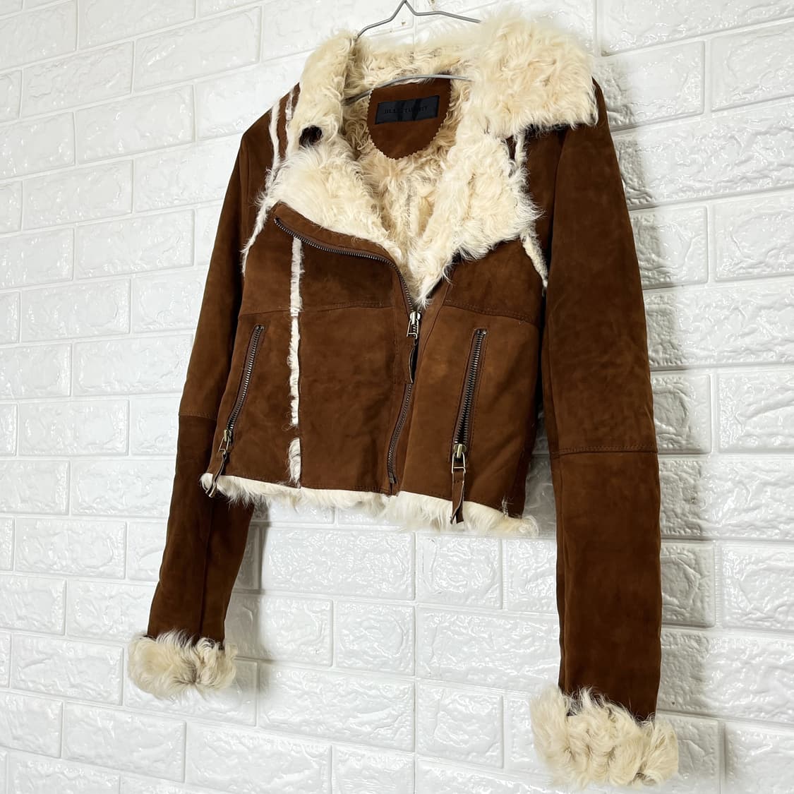 질스튜어트 리얼 무톤 양털자켓 S 상품이미지2