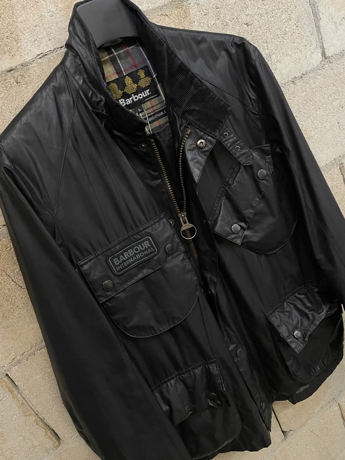 바버 인터내셔널 카본 피니쉬 자켓 상품이미지3