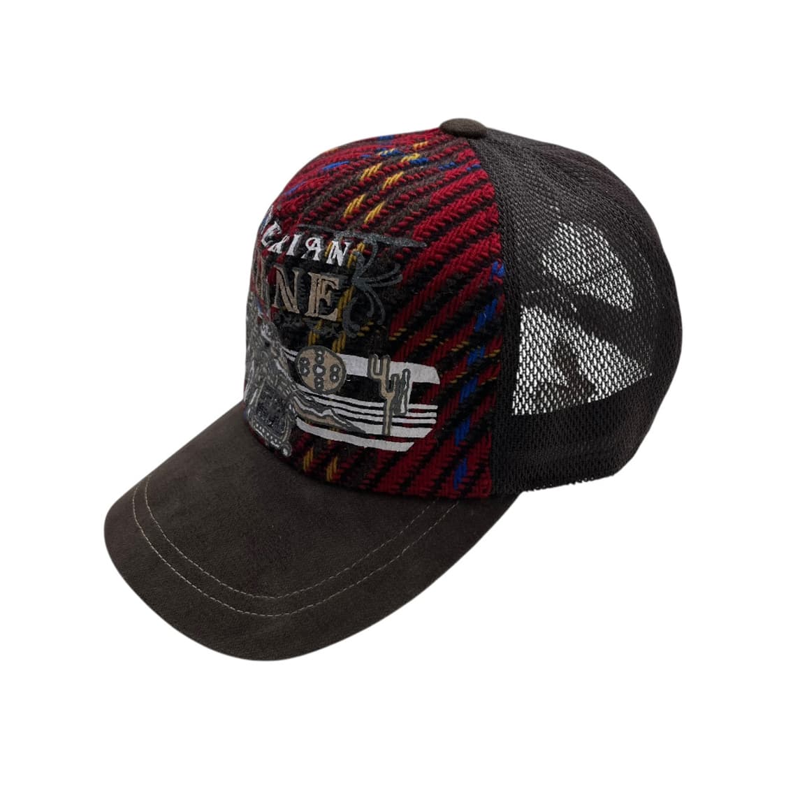 2000s 빈티지 브라운 메쉬 볼캡 상품이미지5