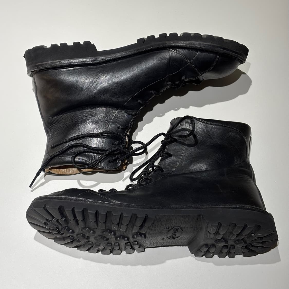42) 요지 야마모토 뿌르 옴므 빈티지 컴뱃 부츠 상품이미지3