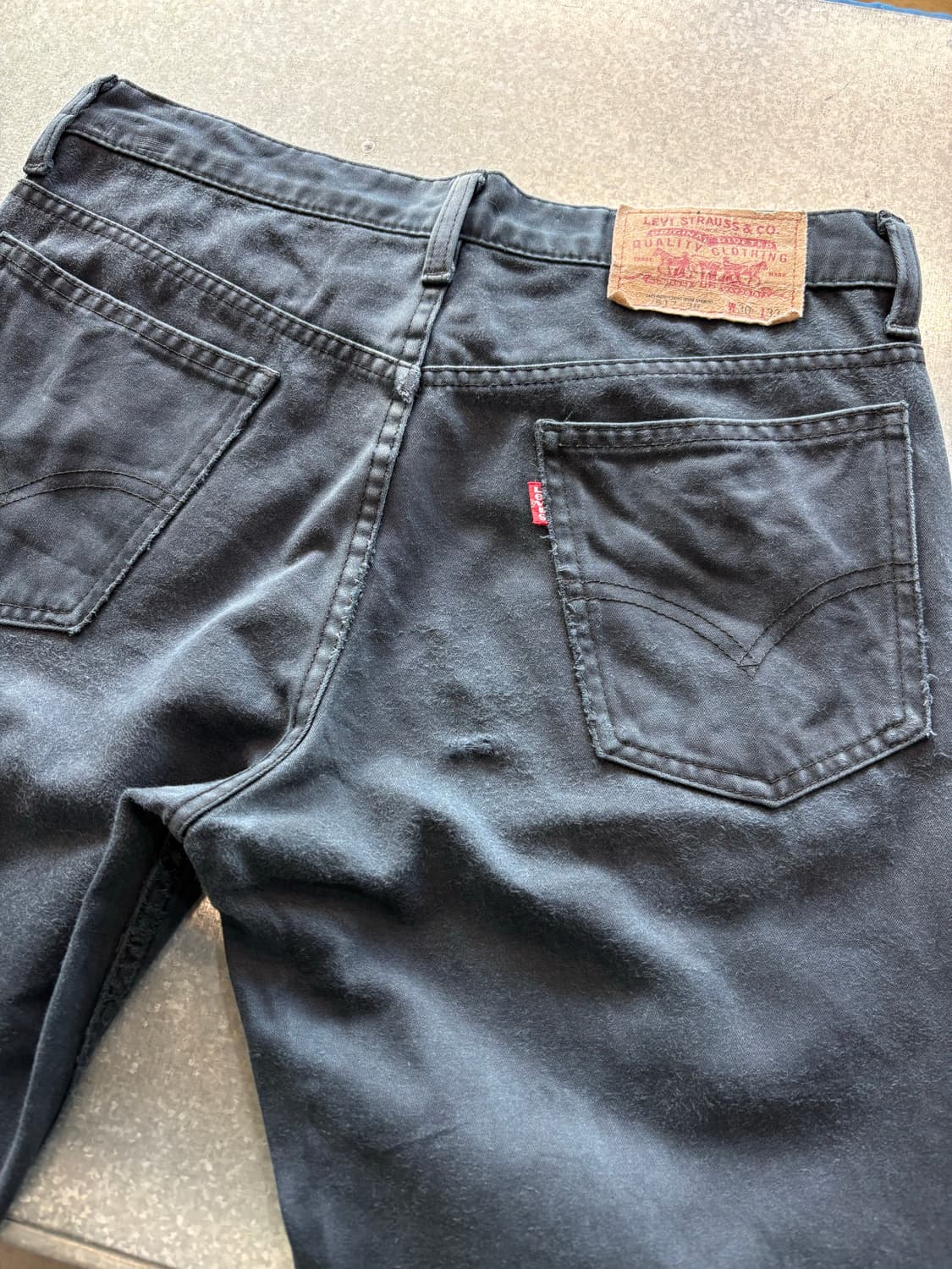 00s Levis 517-38 Cotton Navy 상품이미지4