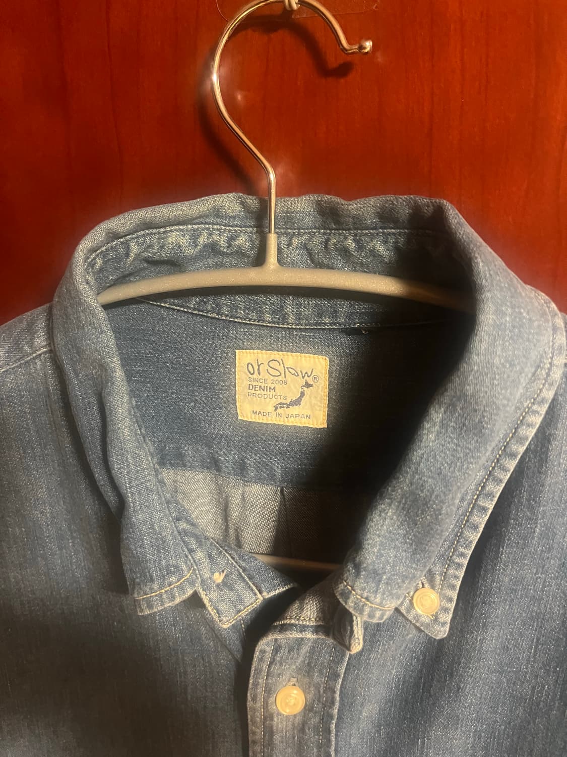 오어슬로우 데님서츠 3사이즈 상품이미지3