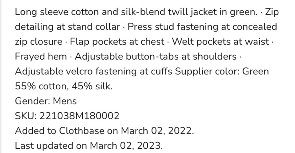 더블렛 실크 트윌 밀리터리 블루종 상품이미지3
