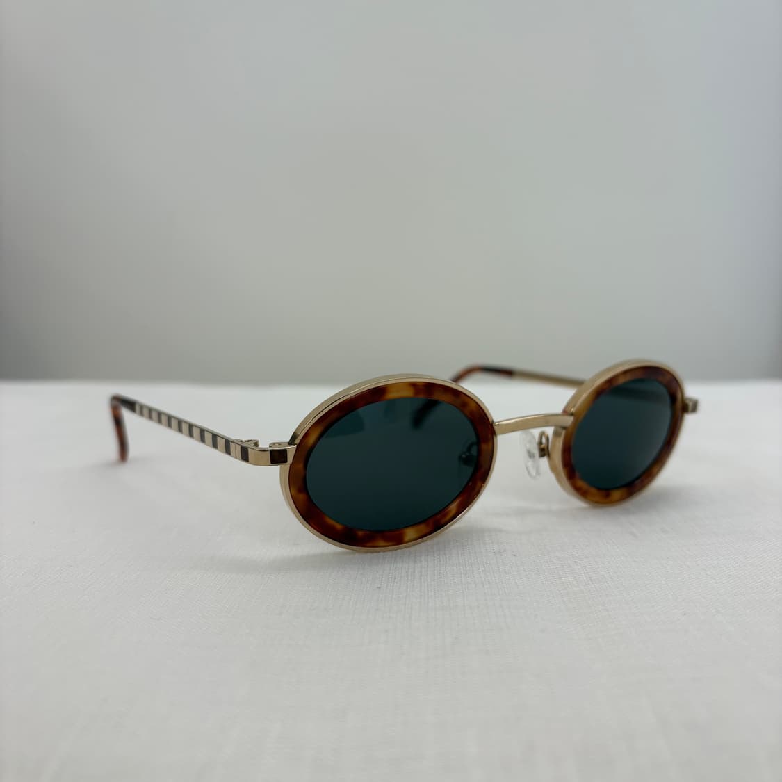 ROBERTA DI CAMERINO 오벌 호피 선글라스 상품이미지3