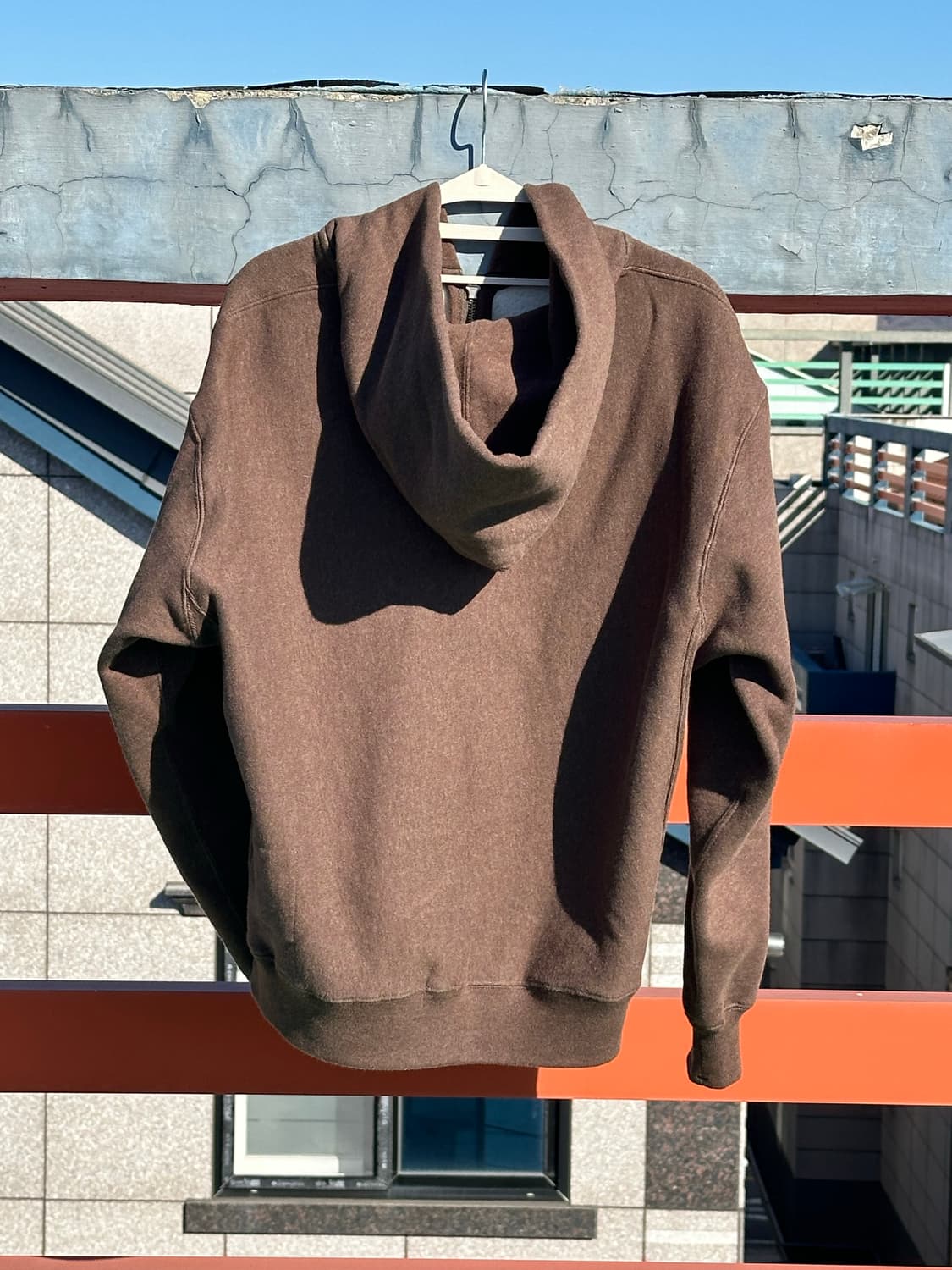 카키스 후드집업 브라운 상품이미지2