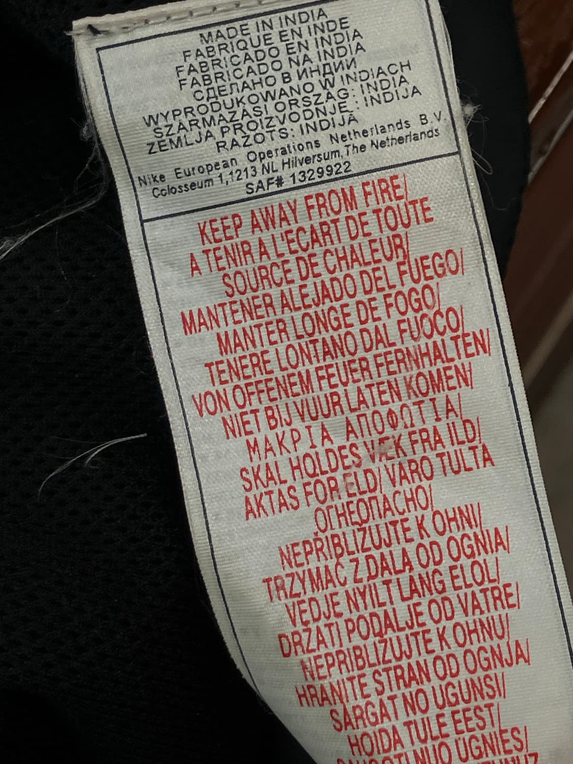 나이키 바람막이 점퍼 블랙 M #csz2424 상품이미지6