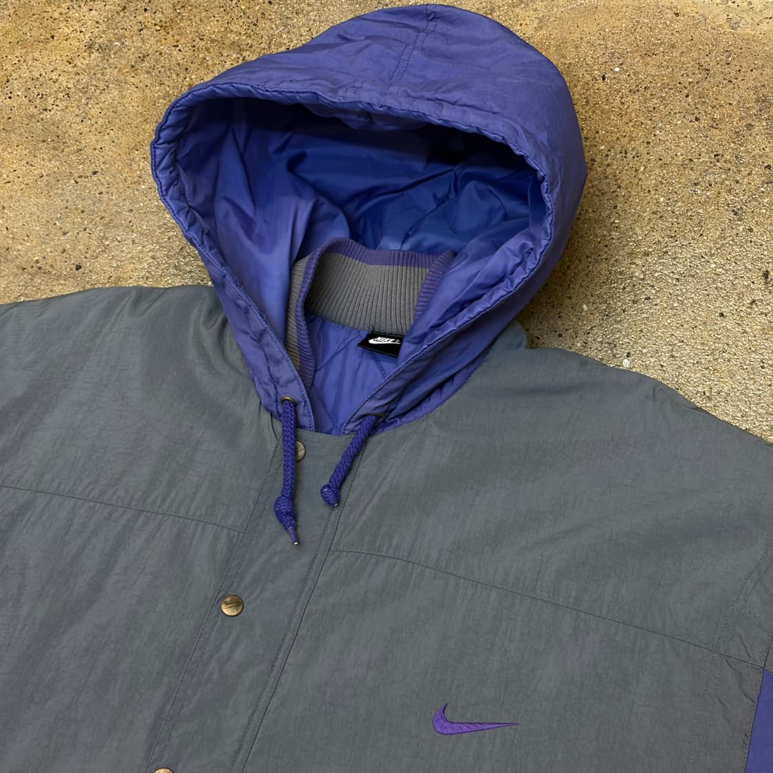 레어 90s 미국 빈티지 나이키 에어 빅스우시 후드 패딩 자켓 상품이미지7