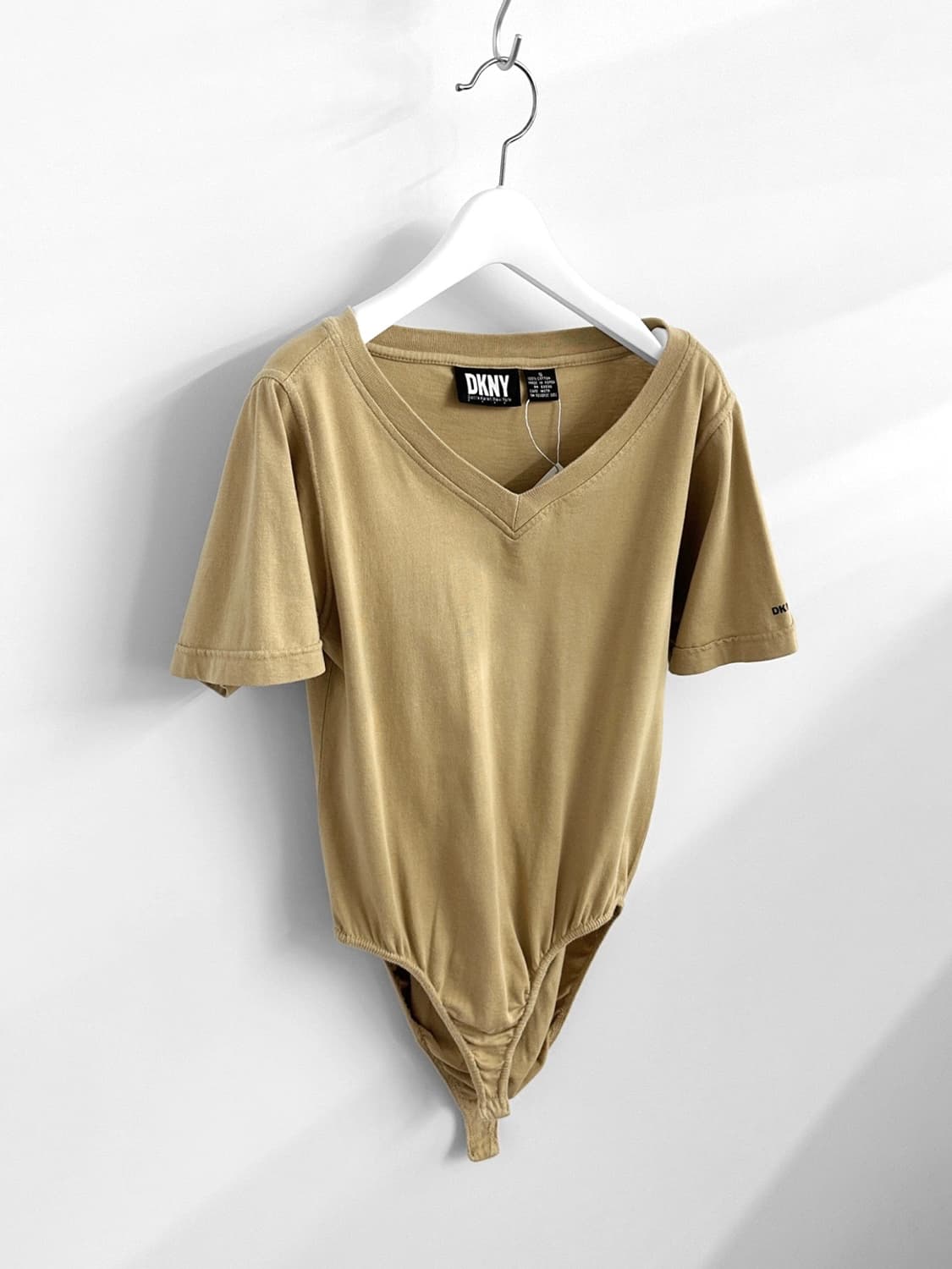 90~00s 빈티지 DKNY 코튼 바디수트 상품이미지3