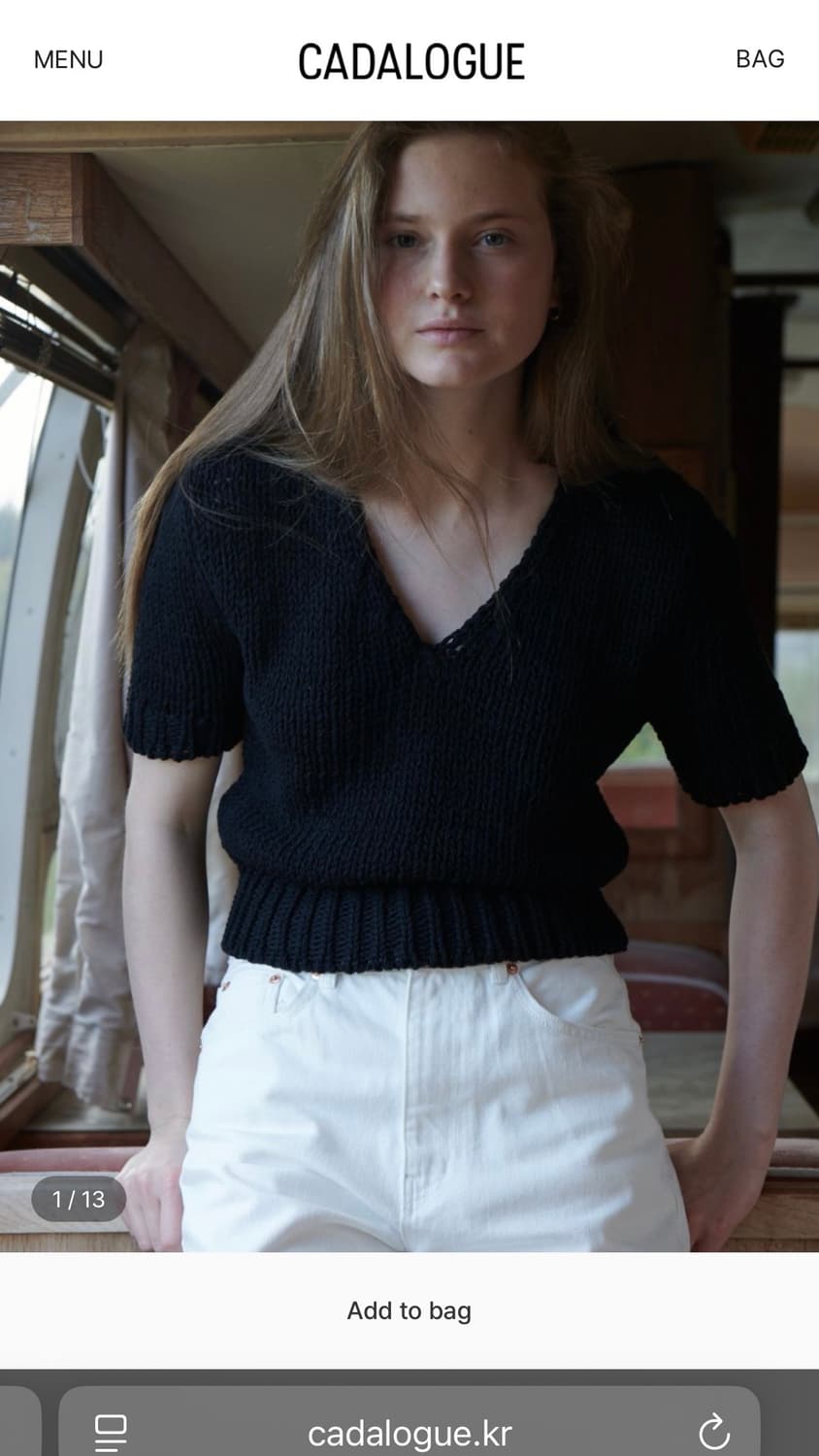 카달로그(cadalogue) kate knit top 상품이미지1