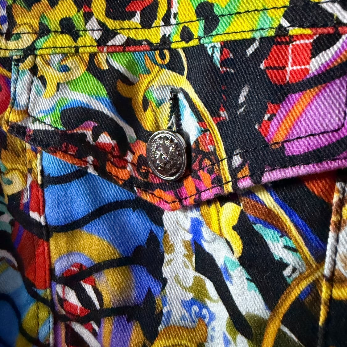 베르서스 베르사체 남성 패턴 블루종 자켓 48 (남성 95-슬림 100) 상품이미지6