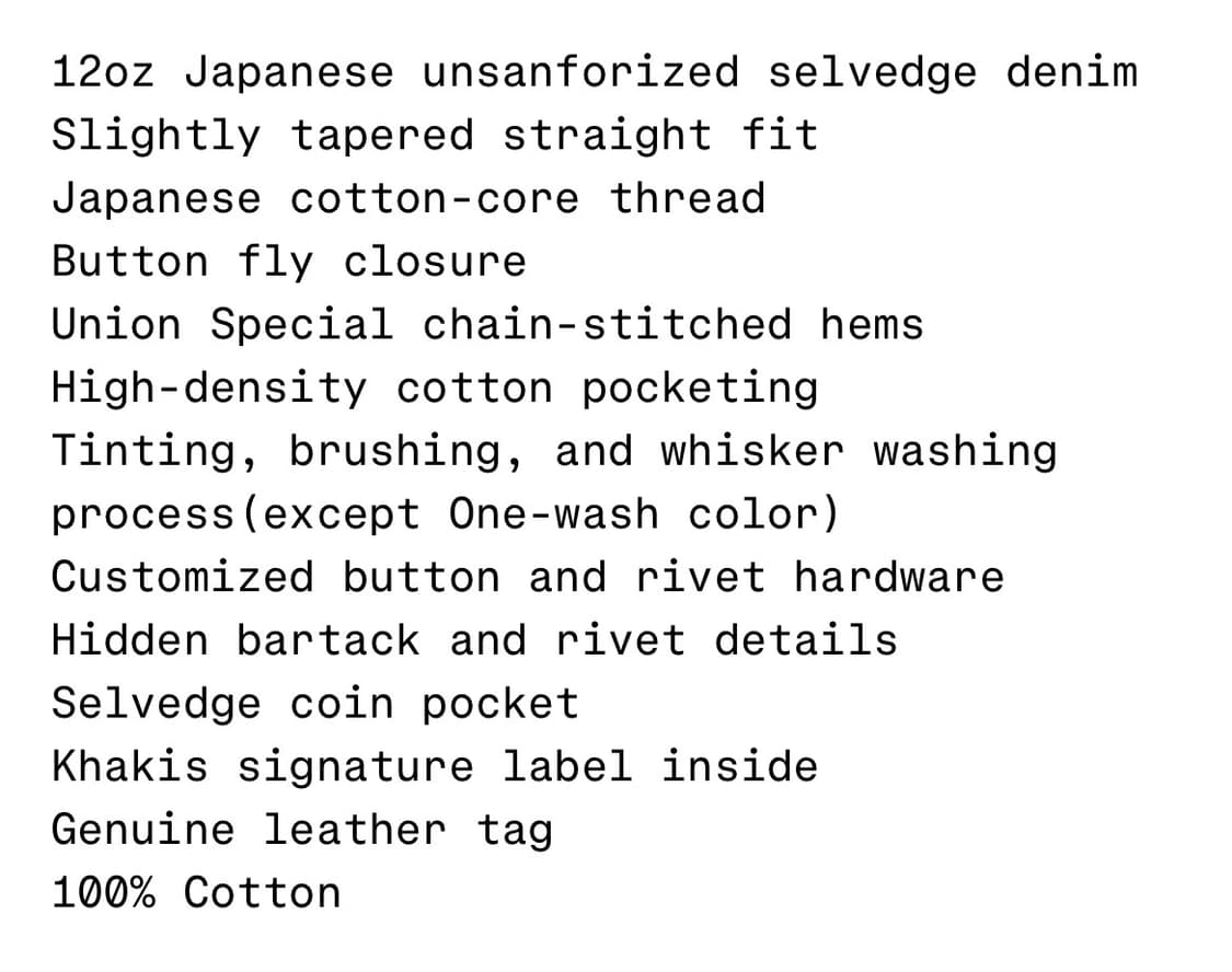 카키스 Khakis Blake Jean One Wash 데님팬츠 상품이미지5