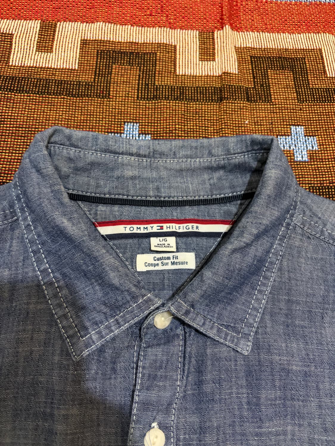 L) 타미힐피거 샴브레이 셔츠 상품이미지4