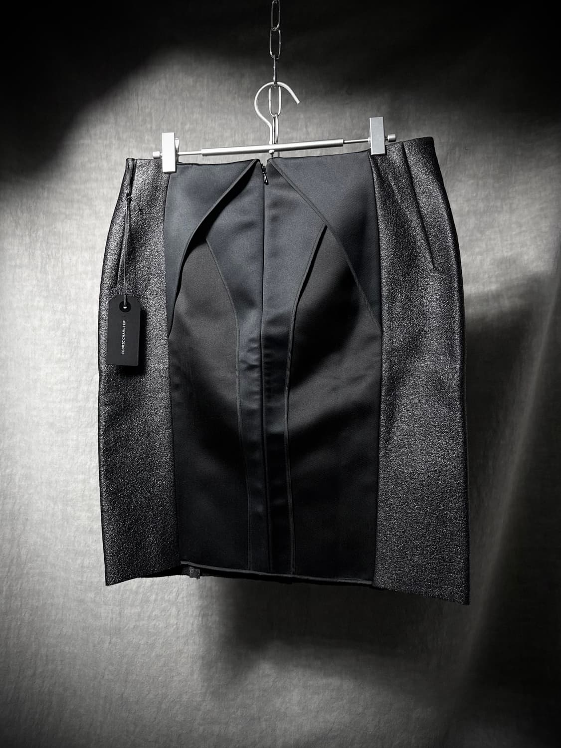 Cédric Charlier Metallic Paneled Skirt 상품이미지1