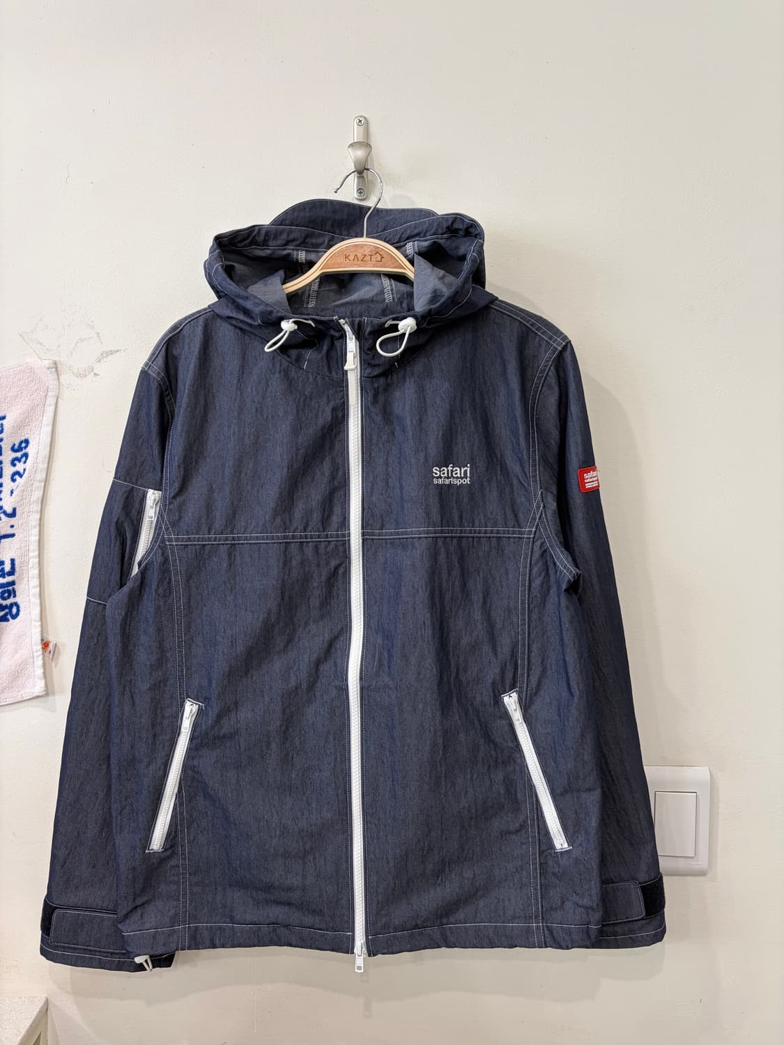 298. 사파리스팟 데님 바람막이 윈드브레이커 자켓  상품이미지1