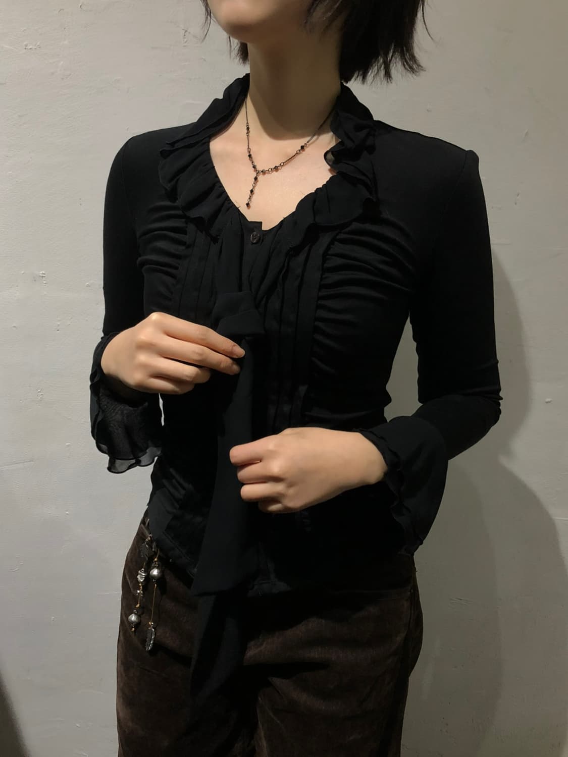 Tie Blouse 상품이미지4