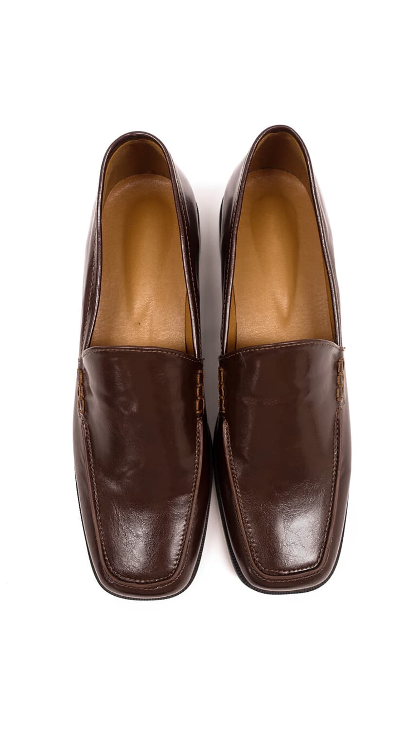 샵페어리 심플 스퀘어 토 로퍼 상품이미지1