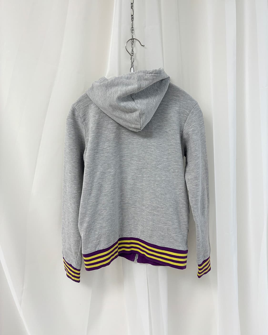 Adidas sporty grey hoodie zip-up 상품이미지6