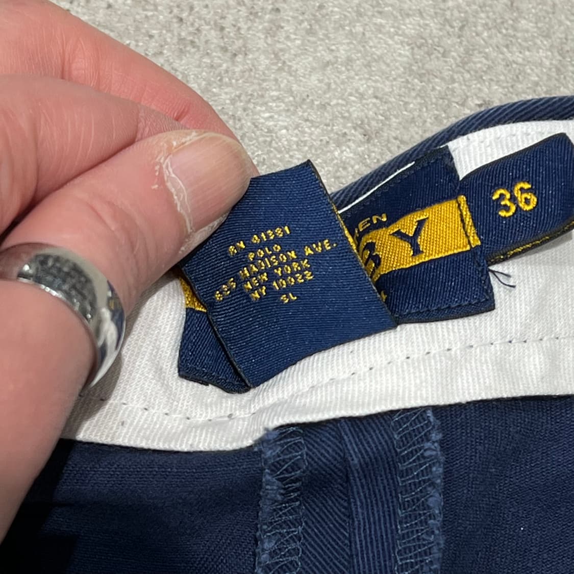 폴로 랄프로렌 럭비 스컬자수 하프팬츠 s10785 상품이미지7