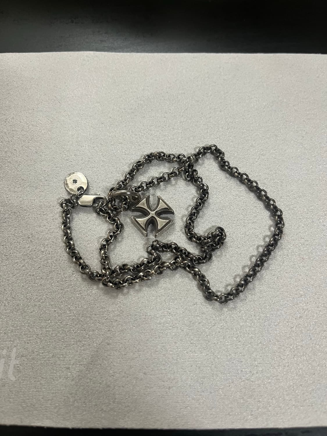 삼오세공 철십자 펜던트+체인(55cm) 풀세트 상품이미지4