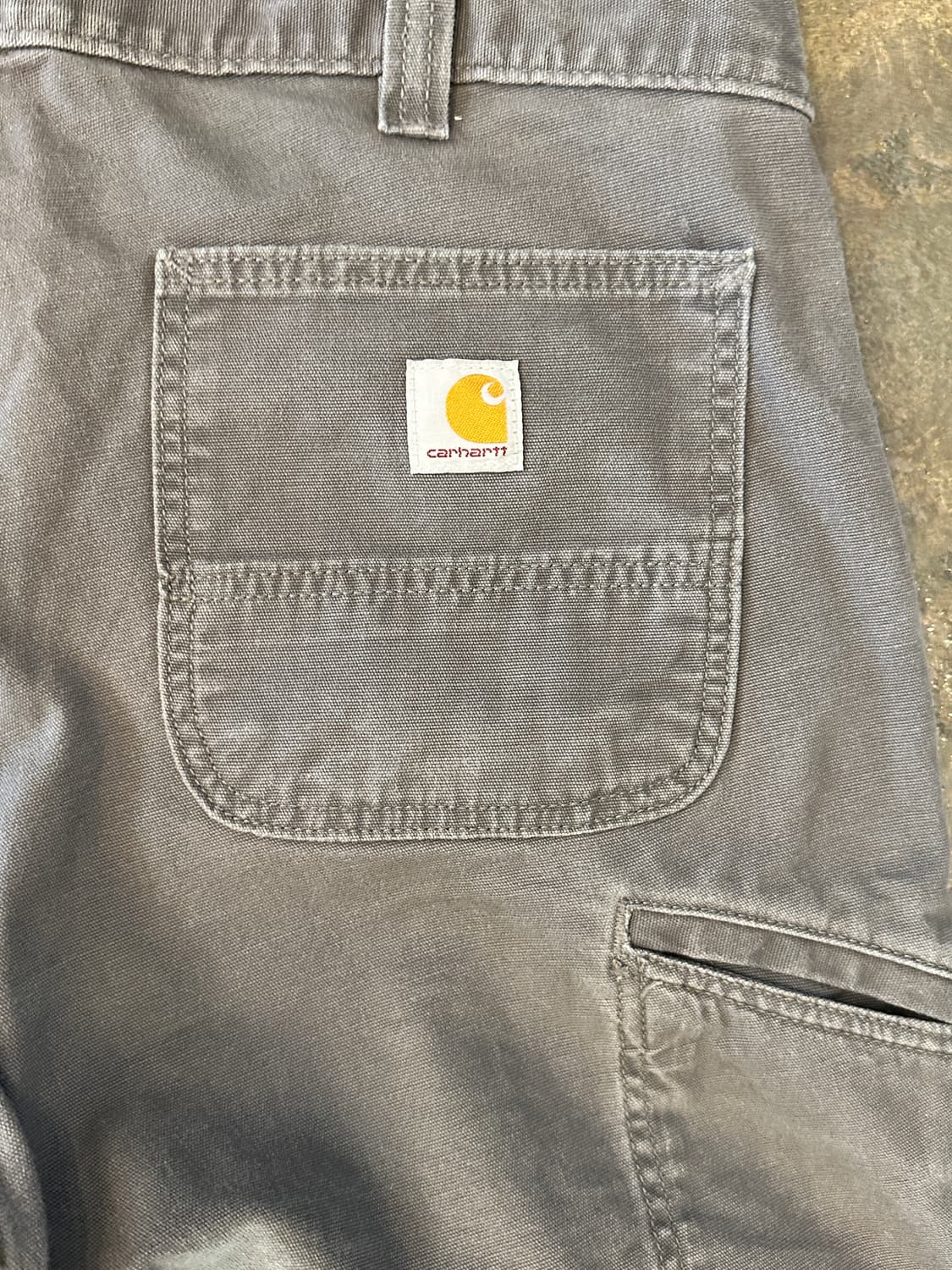 칼하트 릴렉스핏 워크팬츠 차콜 36X30 상품이미지6