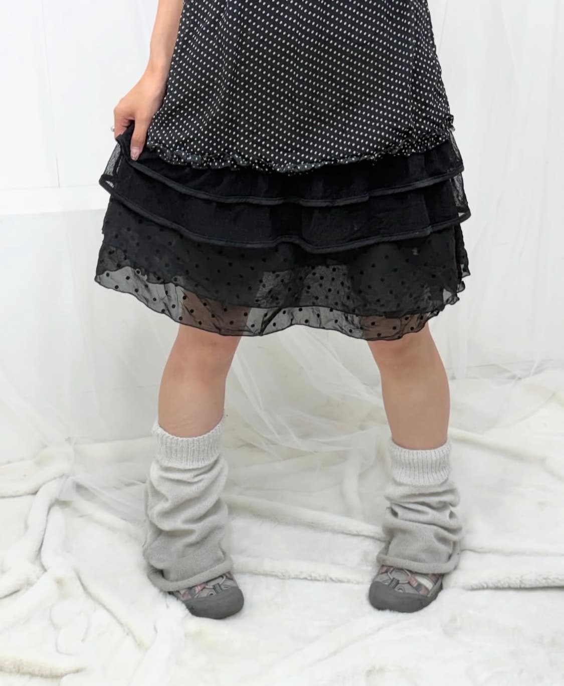 𖤐블랙 도트 러블리set𖤐  상품이미지4