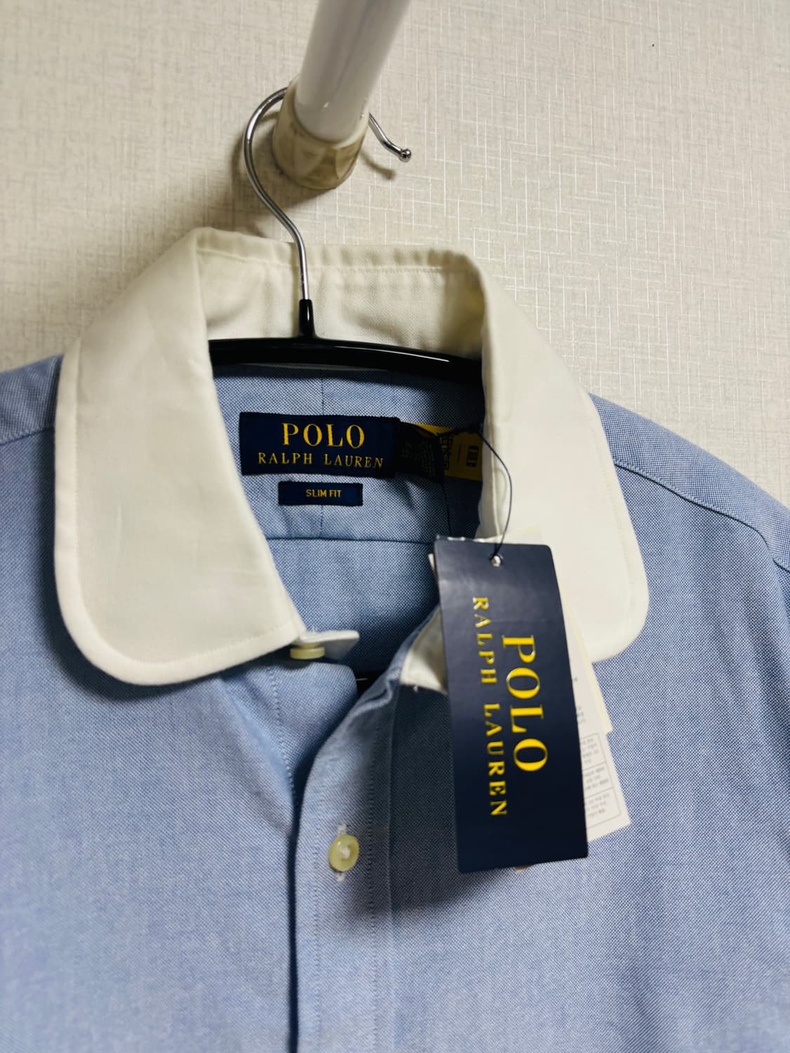 폴로 POLO RALPH LAUREN 배색 카라 옥스포드 셔츠 (새상품) 상품이미지3