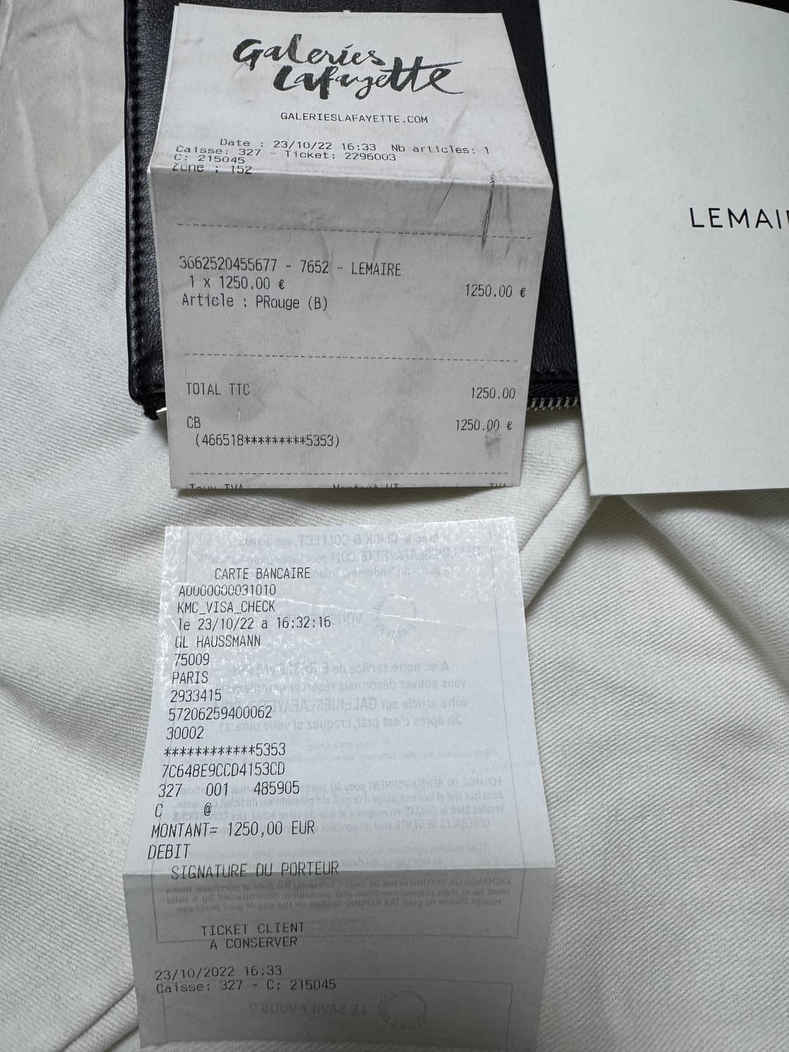 르메르 범백 라지 블랙 상품이미지6